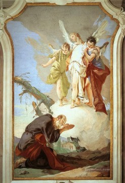 Giovanni Battista Tiepolo Painting - Palazzo Patriarcale Los tres ángeles apareciéndose a Abraham Giovanni Battista Tiepolo